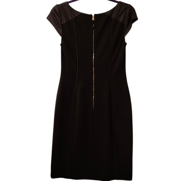 Kay Unger New York  cocktail dress Chocolate Brown Sz 6 - Picture 3 of 16